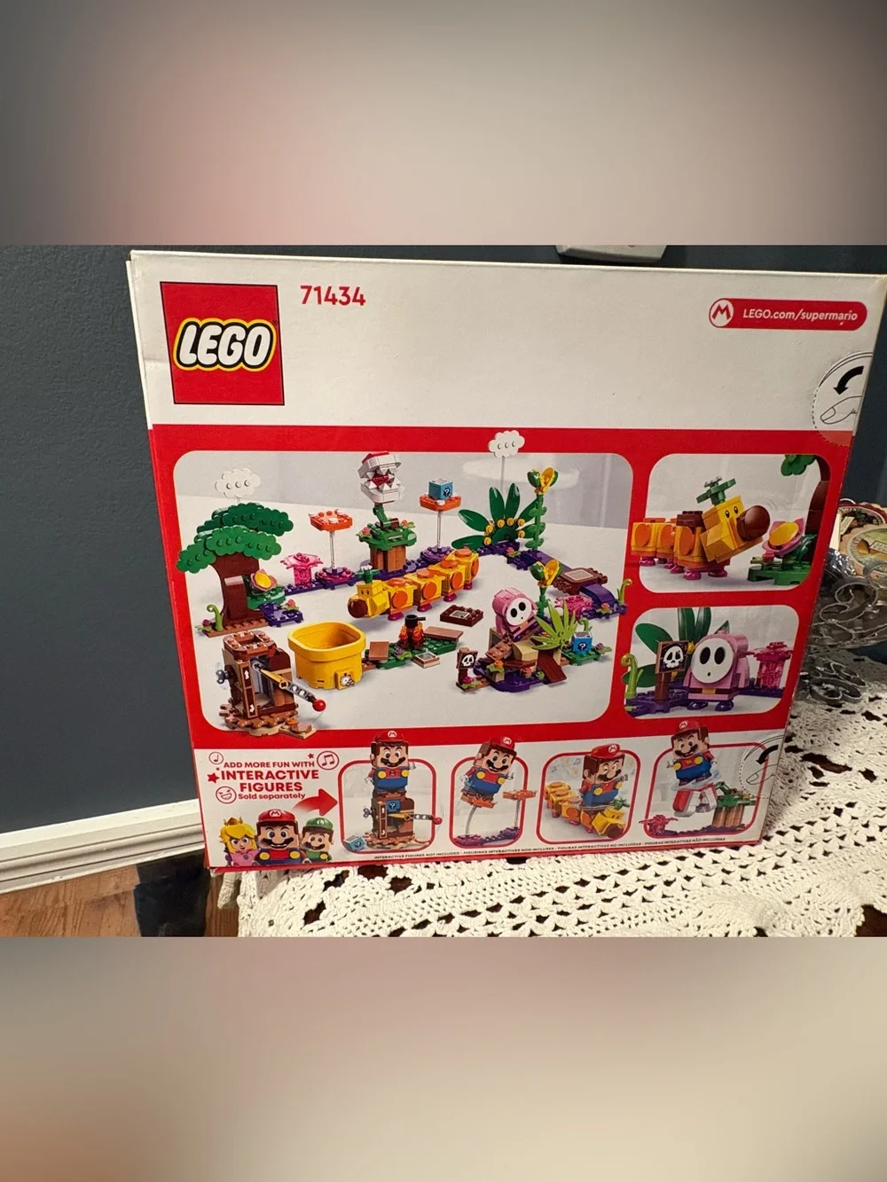 Lego super Mario soda Jungle Adventure new Playset - Green/Yellow/Pink